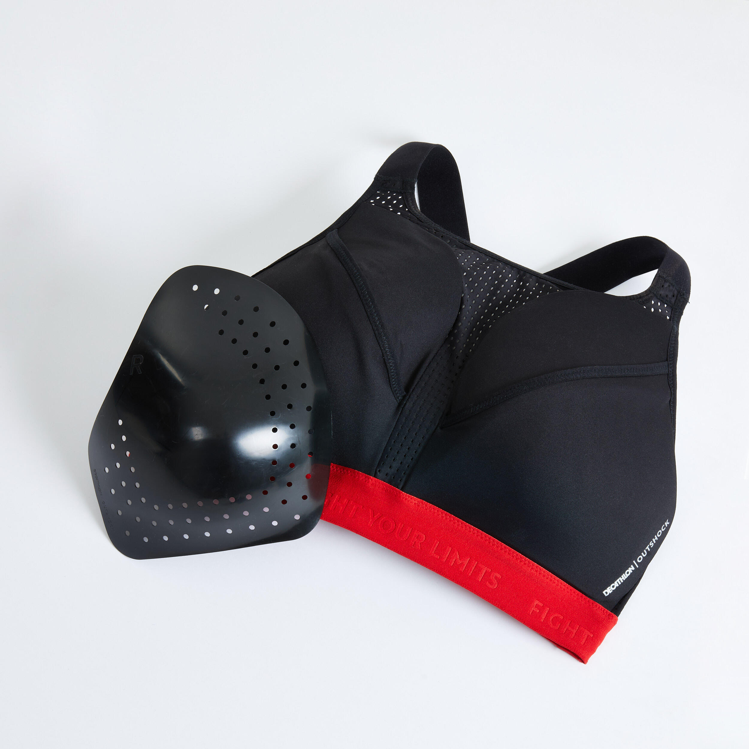 BRASSIÈRE DE BOXE 500 2 EN 1: MAINTIEN ET PROTECTION