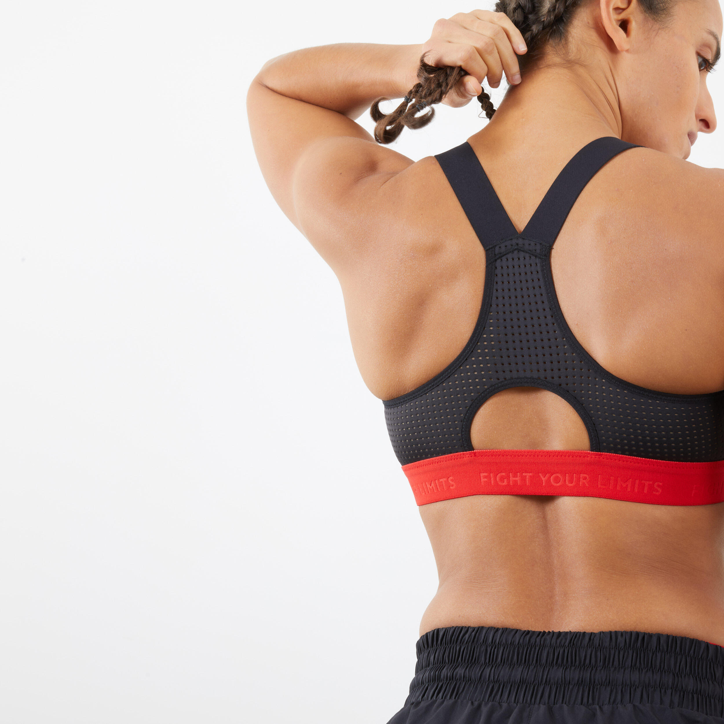 BRASSIÈRE DE BOXE 500 2 EN 1: MAINTIEN ET PROTECTION
