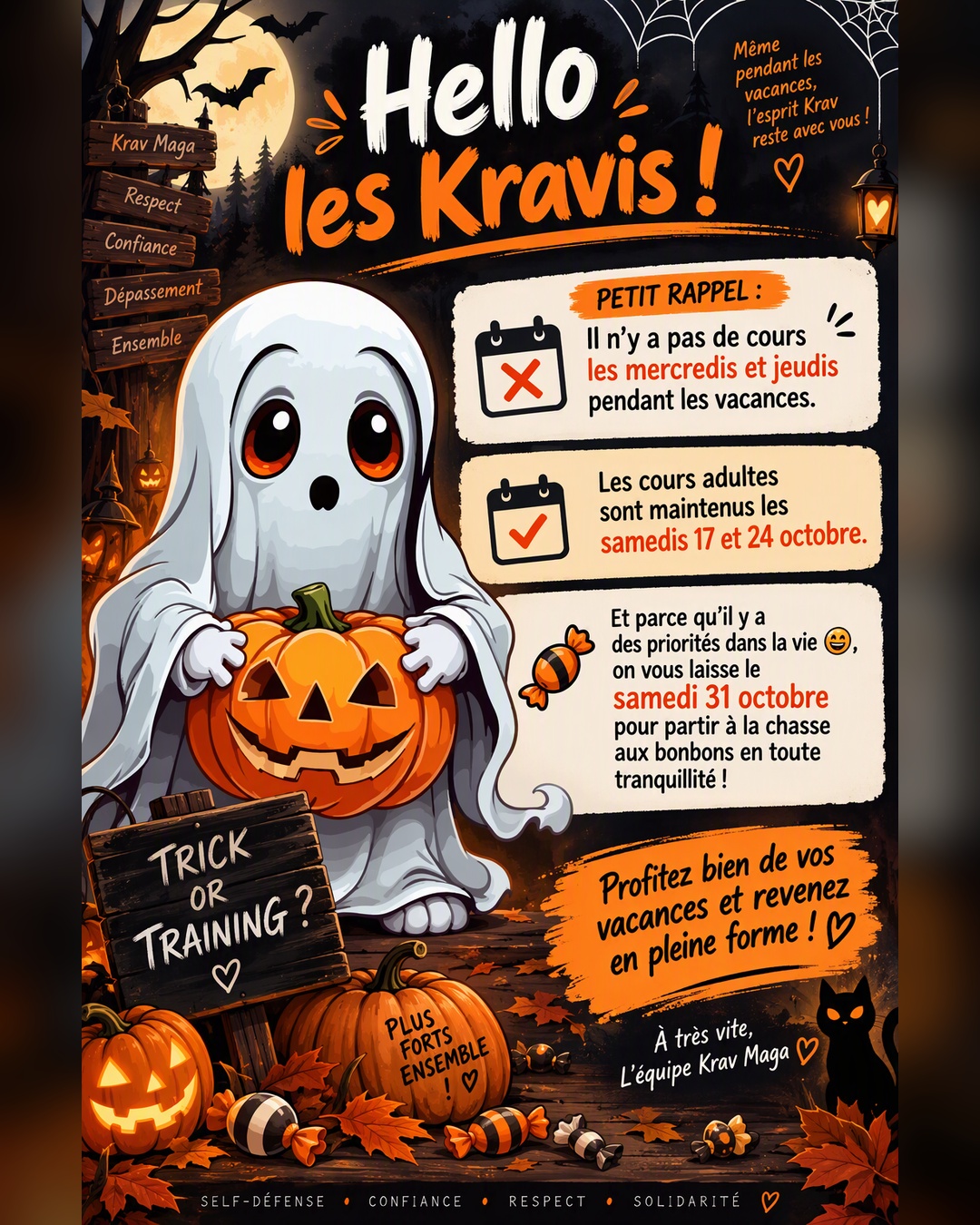 Vacances d'Automne 2026 - événement Krav Maga KMG Méditerranée